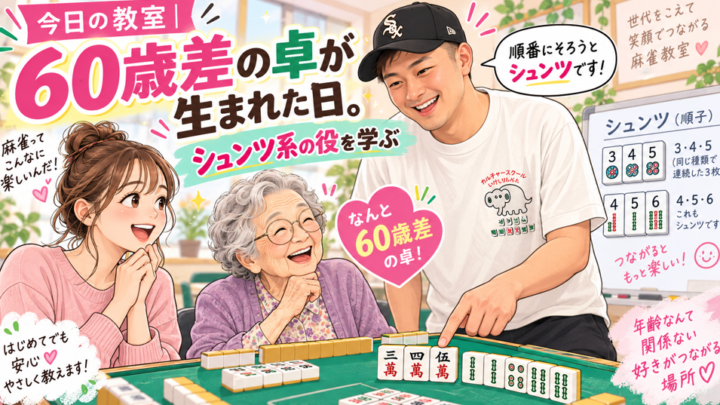 今日の教室｜60歳差の卓が生まれた日。シュンツ系の役を学ぶ